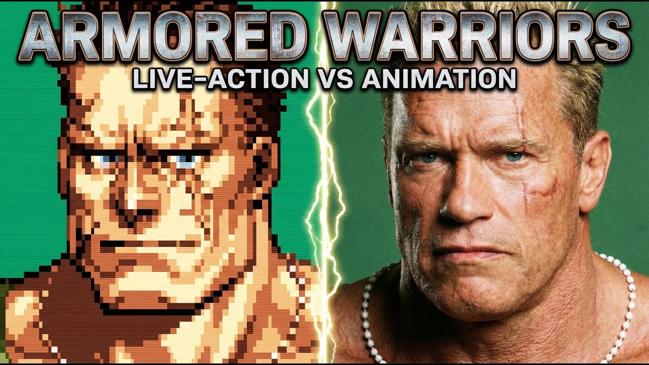 Armored Warriors (1994) Pixel Art vs. Realistic Transformation