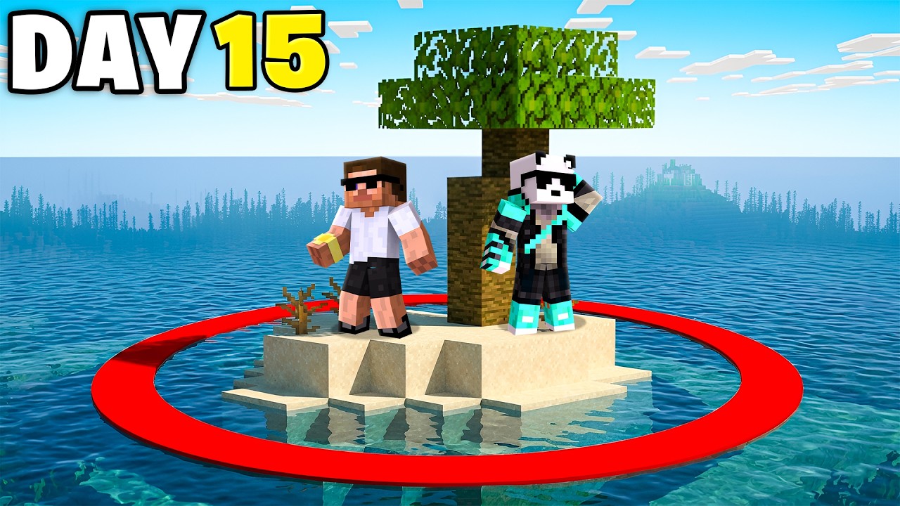 I Survived 100 Days on a Deserted Island in Minecraft!