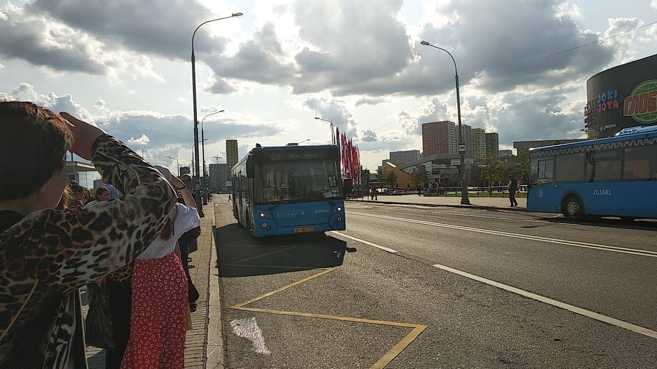 Поездка на автобусе ЛиАЗ-5292.65 5199526 по маршруту 720 от м. Саларьево до Татьянина парка