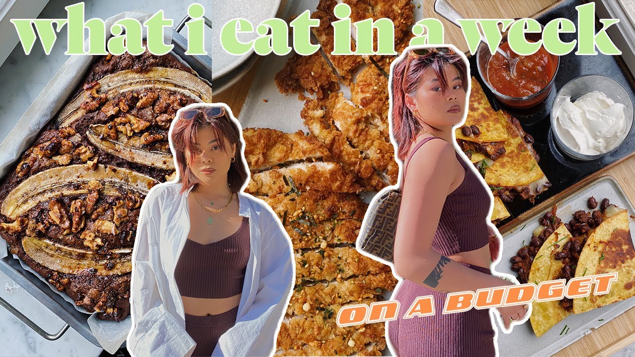 WHAT I EAT IN A WEEK ON A $50 BUDGET FOR 2 PPL | breakfast/lunch/dinner