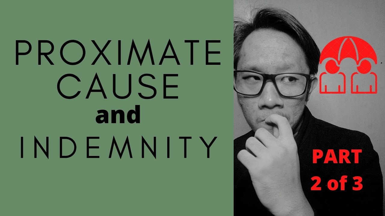 Insurance Principles Explained - Proximate Cause and Indemnity (Part 2 of 3)