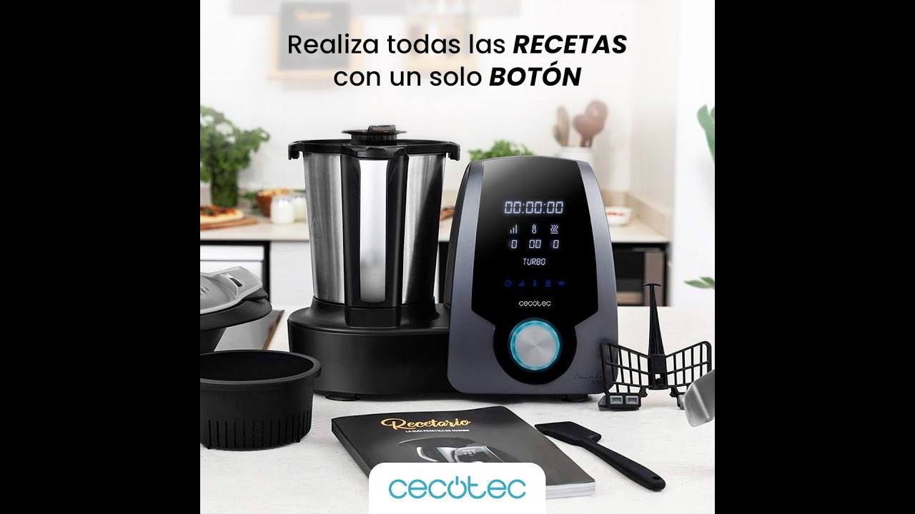 Robot cocina - Mambo 8090. Realiza todas las recetas con un solo bot&oacute;n