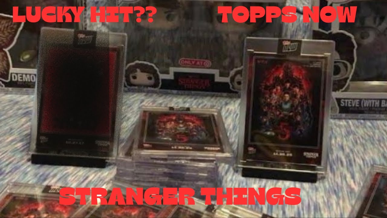 Let’s open some Topps NOW Stranger Things packs | UNBOXING 