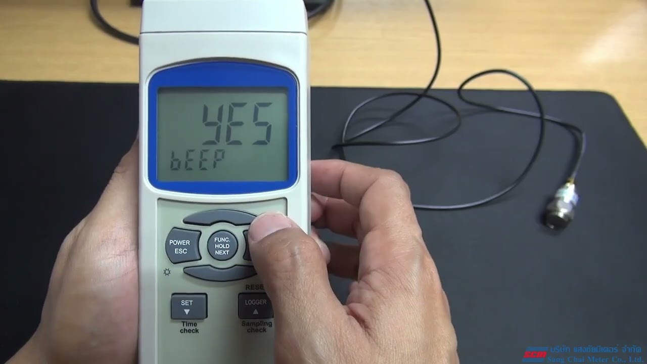 การตั้งค่าเครื่องวัดความสั่นDIGICON TV-120 SD