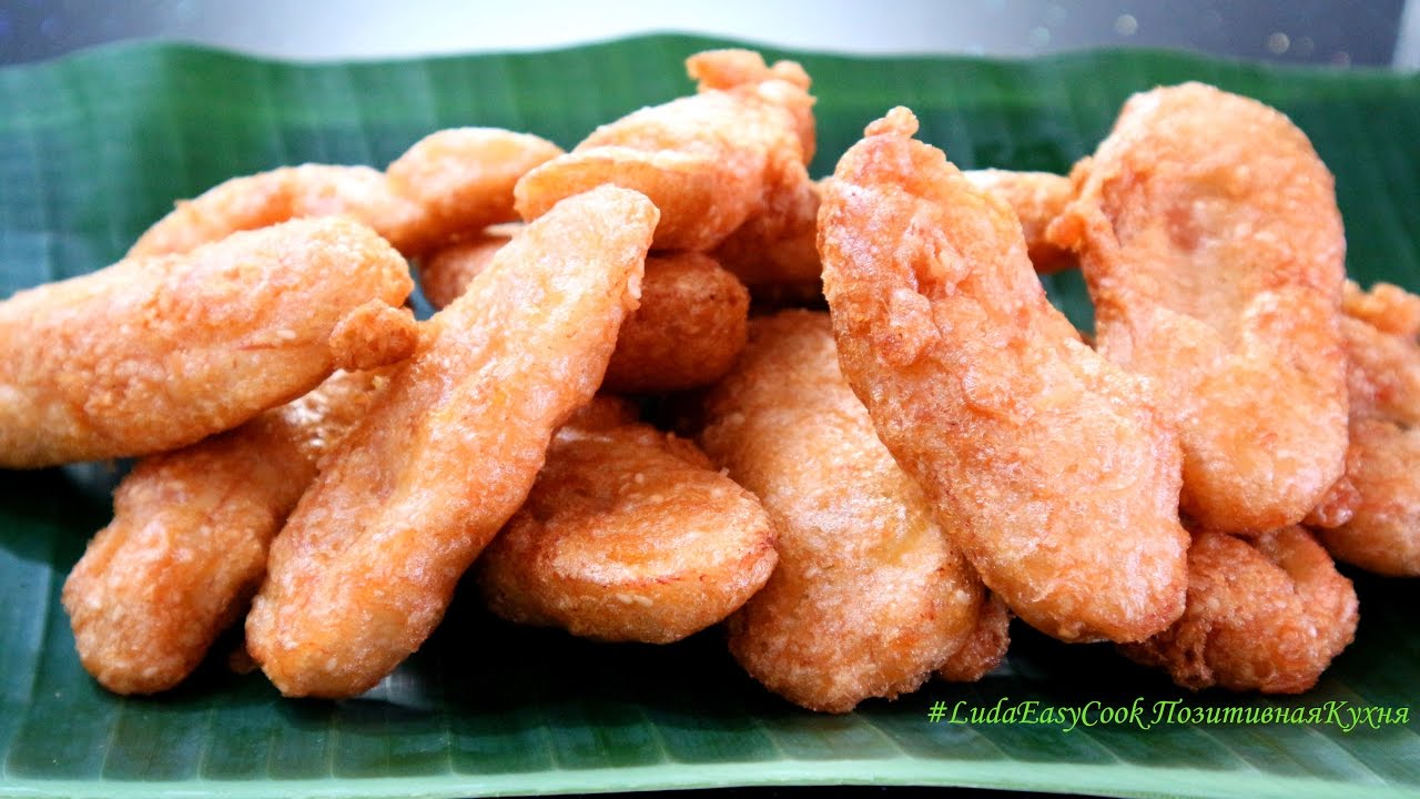 СУПЕР ХРУСТЯЩИЕ жареные БАНАНЫ в кляре по-тайски ВСЕ СЕКРЕТЫ приготовления Thai Fried Bananas RECIPE