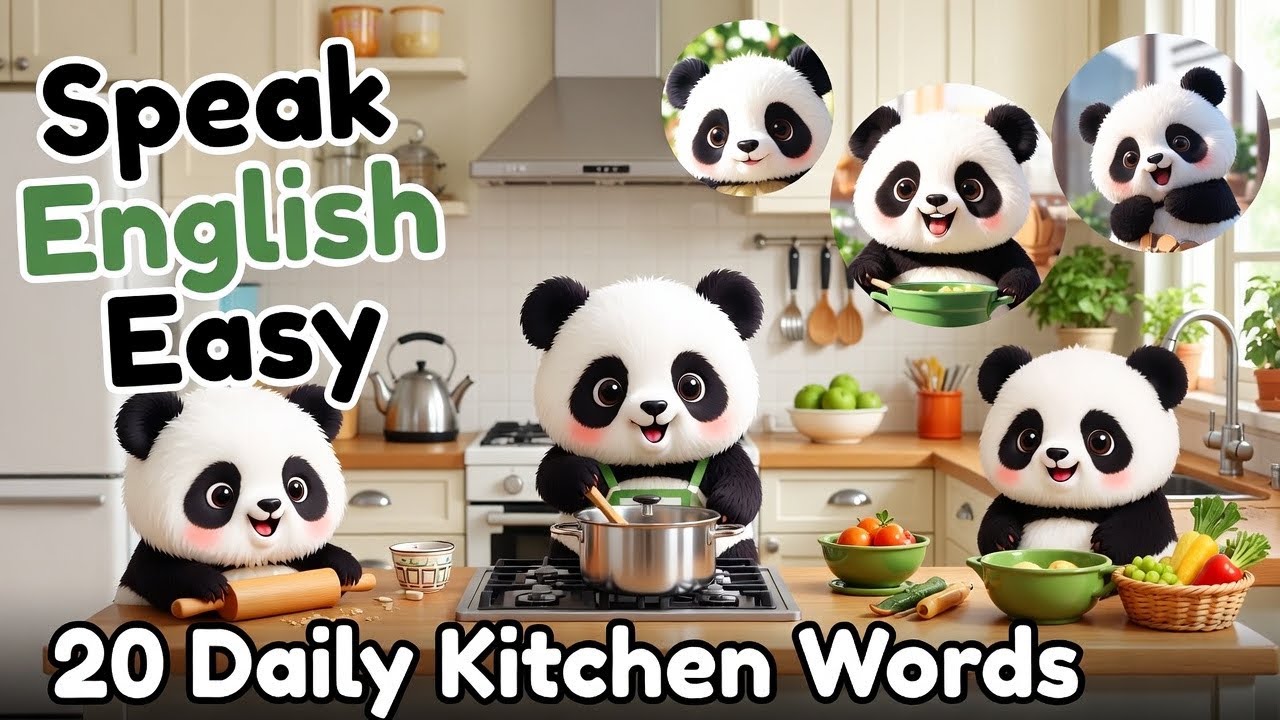 Speak English Easy| 20 Daily Kitchen  Words and  Sentences You Must Know