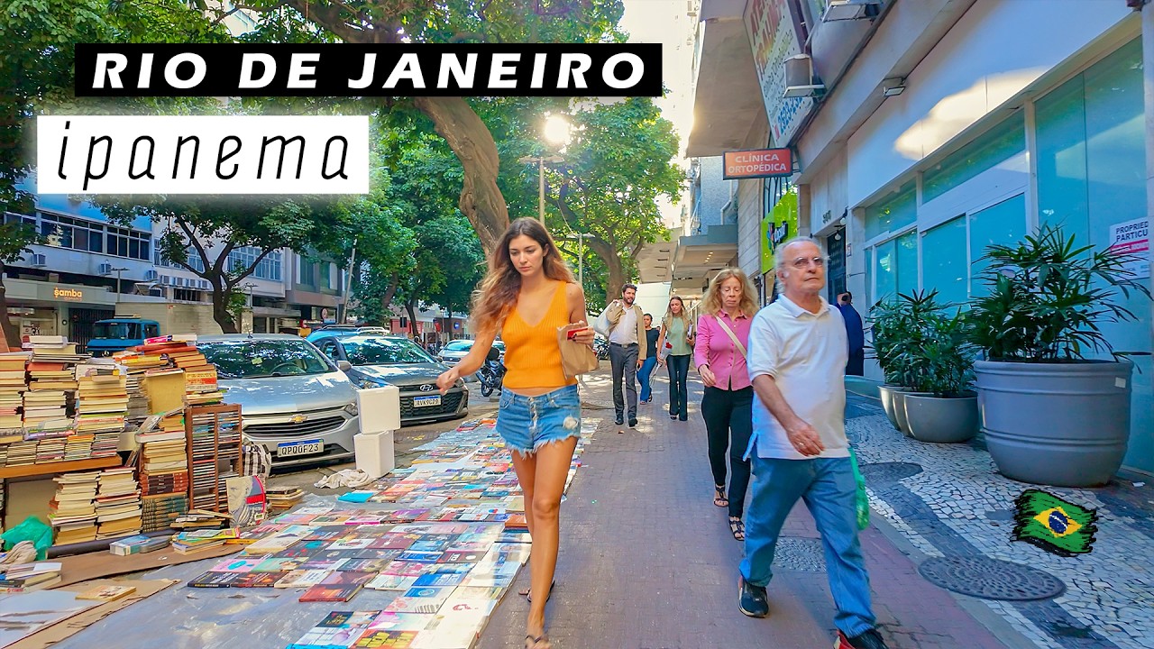 Walking the Streets of Ipanema — Rio de Janeiro — Brazil 🇧🇷 【4K UHD】
