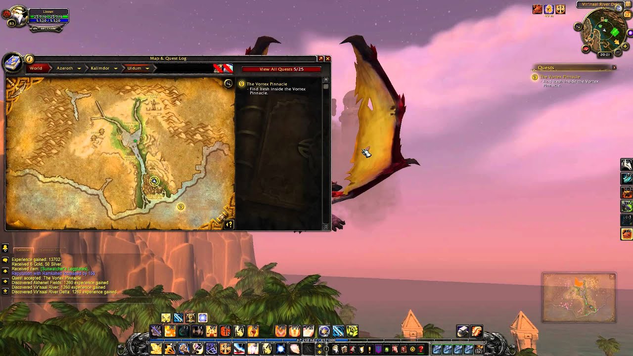 The Vortex Pinnacle Quest Playthrough - Uldum