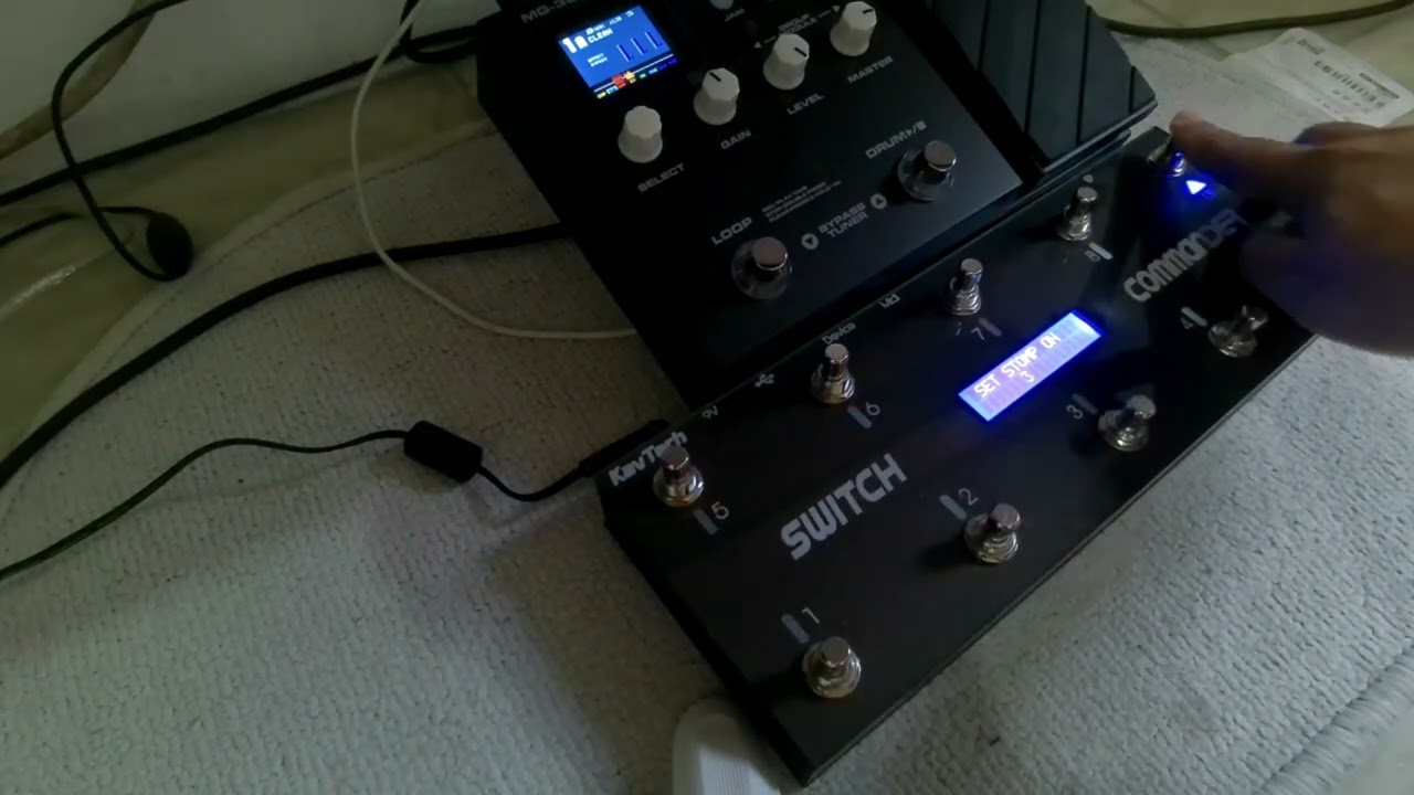 Test Control StompBox Nux MG300 with Midi Controller