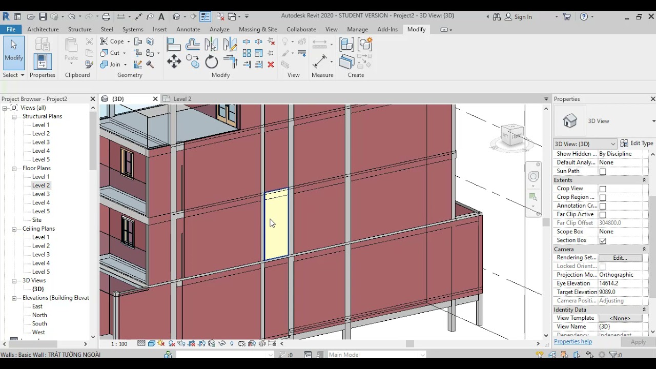 14 TẠO LỚP VẬT LIỆU HOÀN THIỆN CHO TƯỜNG TRONG REVIT