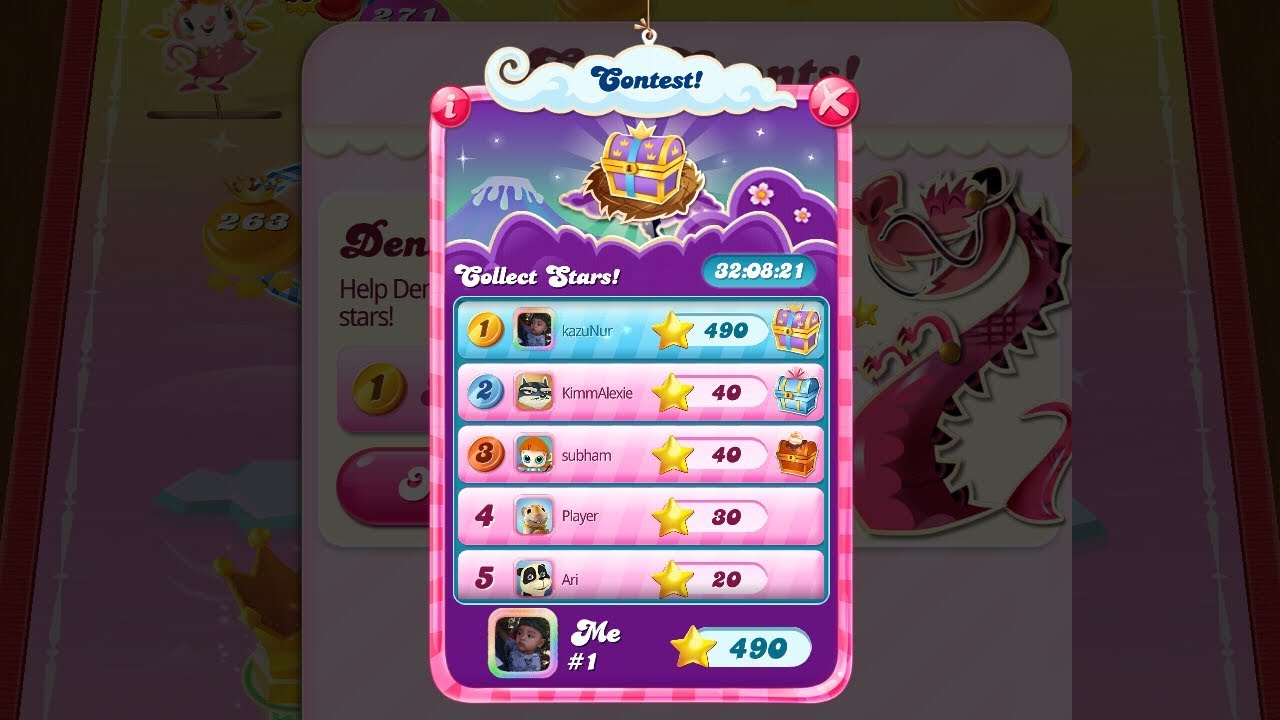 Candy crush level 251-260 full item