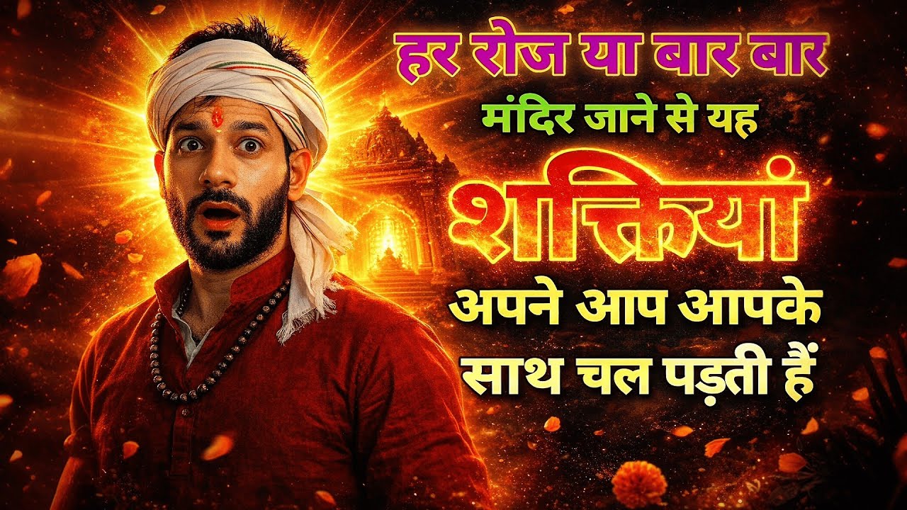 बार बार मंदिर जाने से कौन सी शक्ति मिलती है। मंदिर जानेके फायदे । Ashok Kumar Saharwa Dham