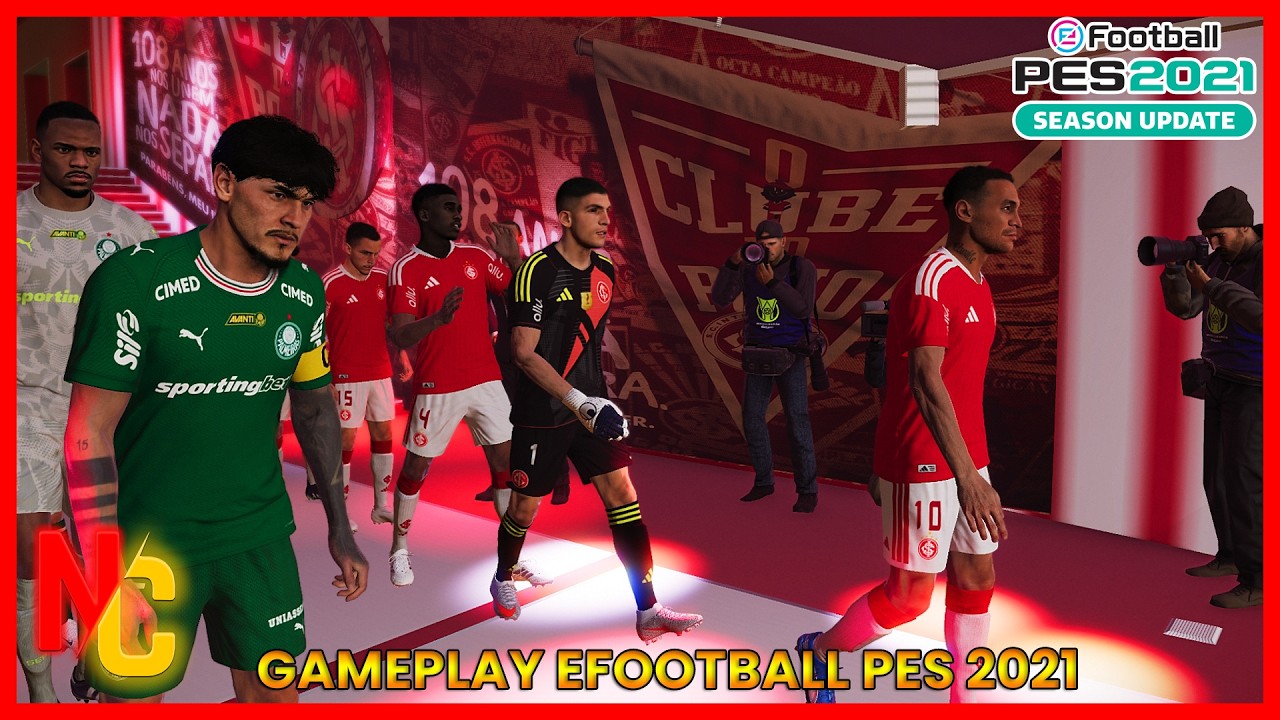 INTERNACIONAL x PALMEIRAS | Brasileirão Série A 2026 ⚽ Gameplay Efootball PES 2021