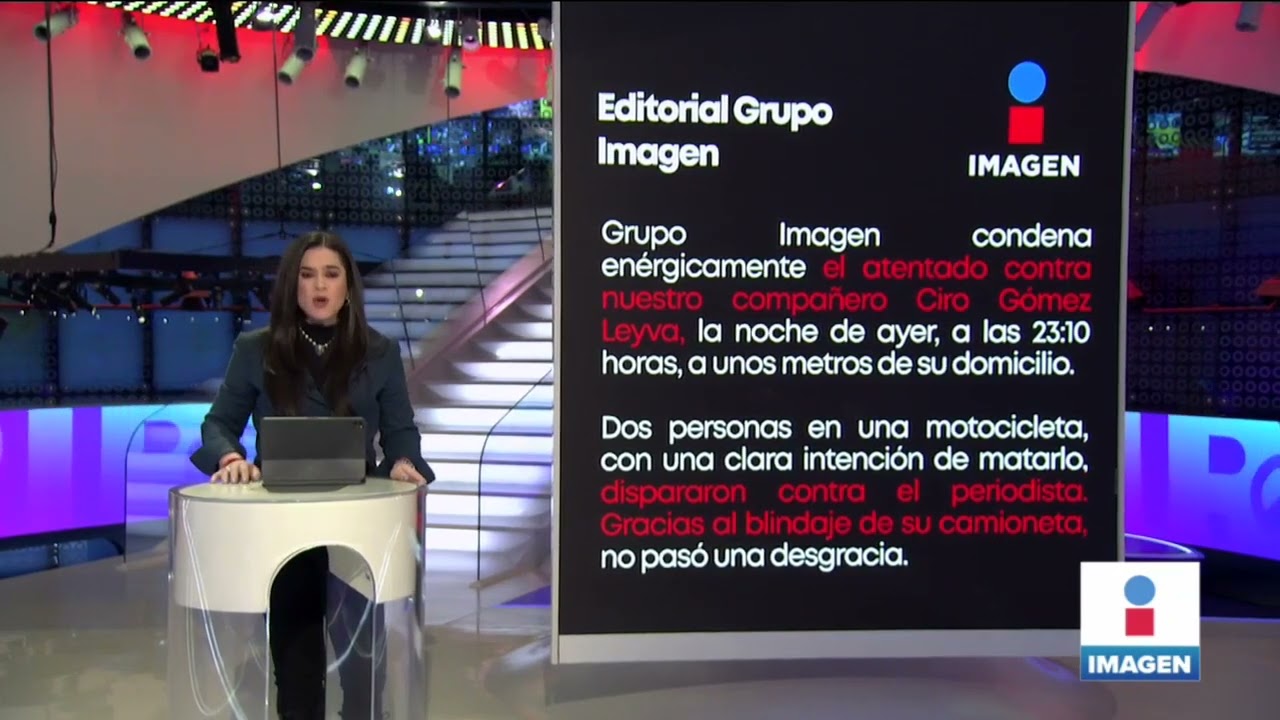 Grupo Imagen condena el atentado contra Ciro G&oacute;mez Leyva | Noticias con Yuriria Sierra