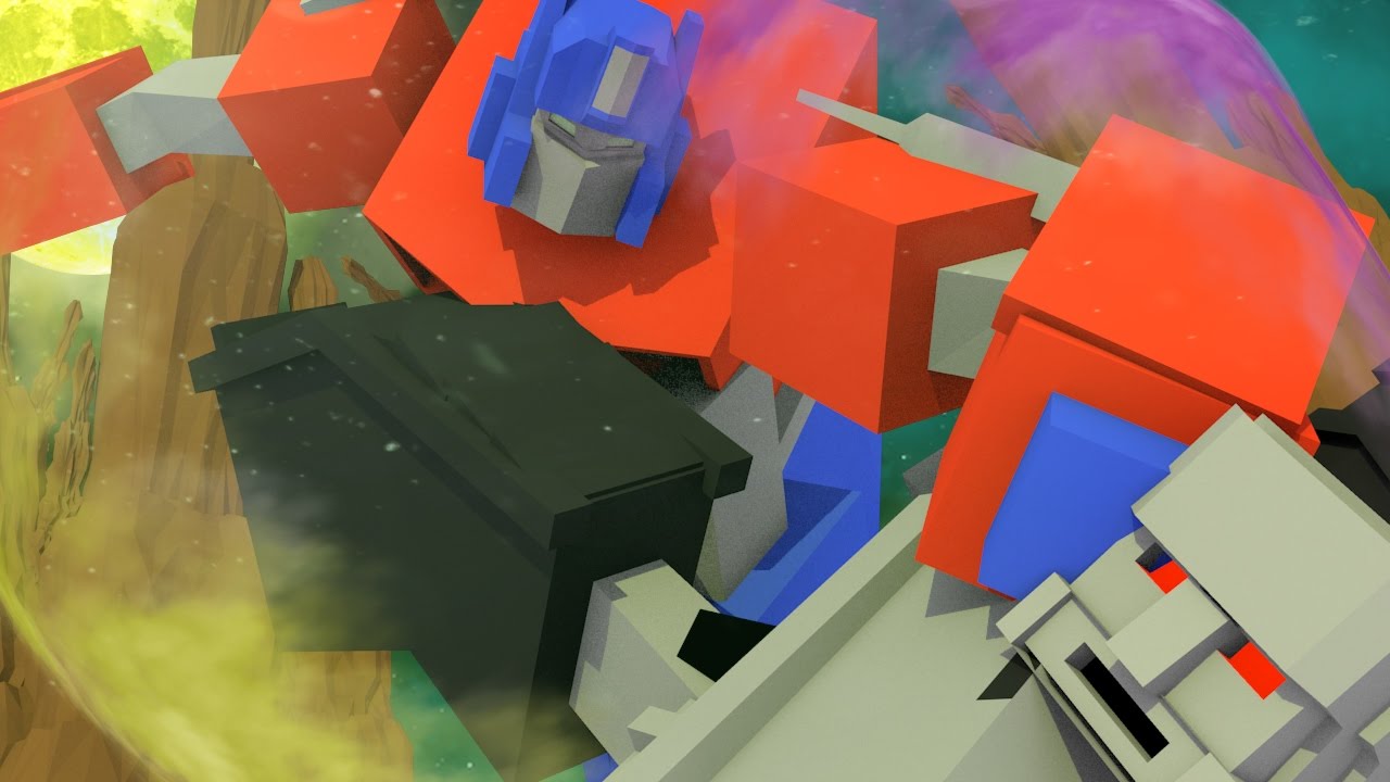 Minecraft Good vs Evil Challenge - TRANSFORMER DESTRUCTION! (Minecraft Challenge)