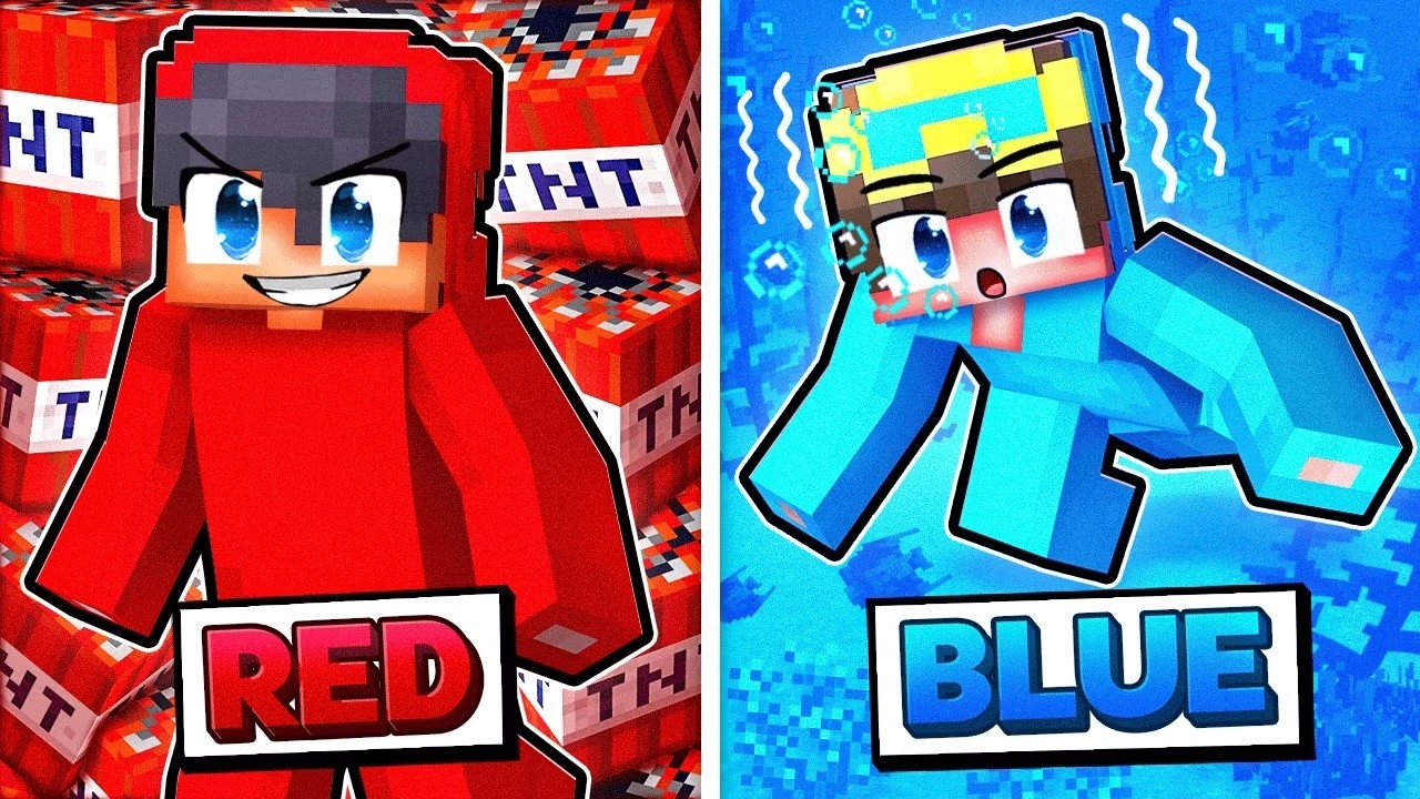 ONE COLOR Hide and Seek In Minecraft!
