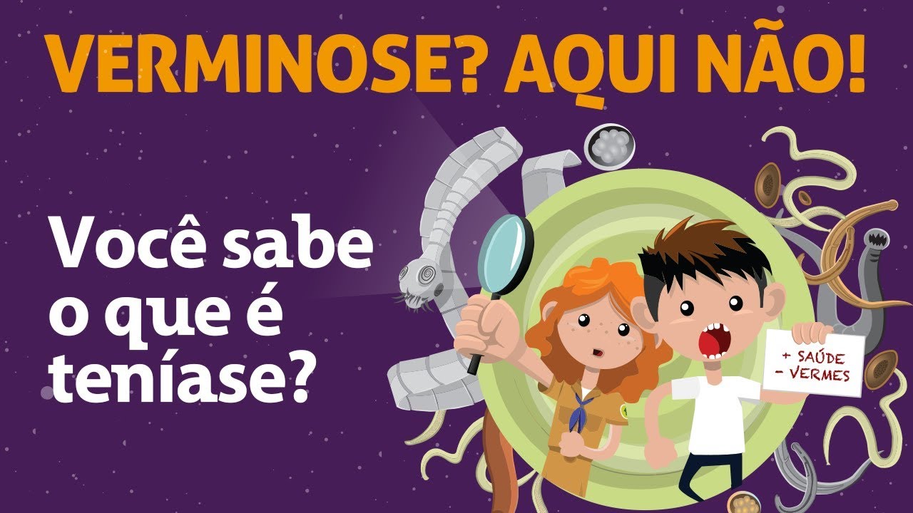 Voc&ecirc; sabe o que &eacute; ten&iacute;ase? - Livro Verminose? Aqui n&atilde;o!