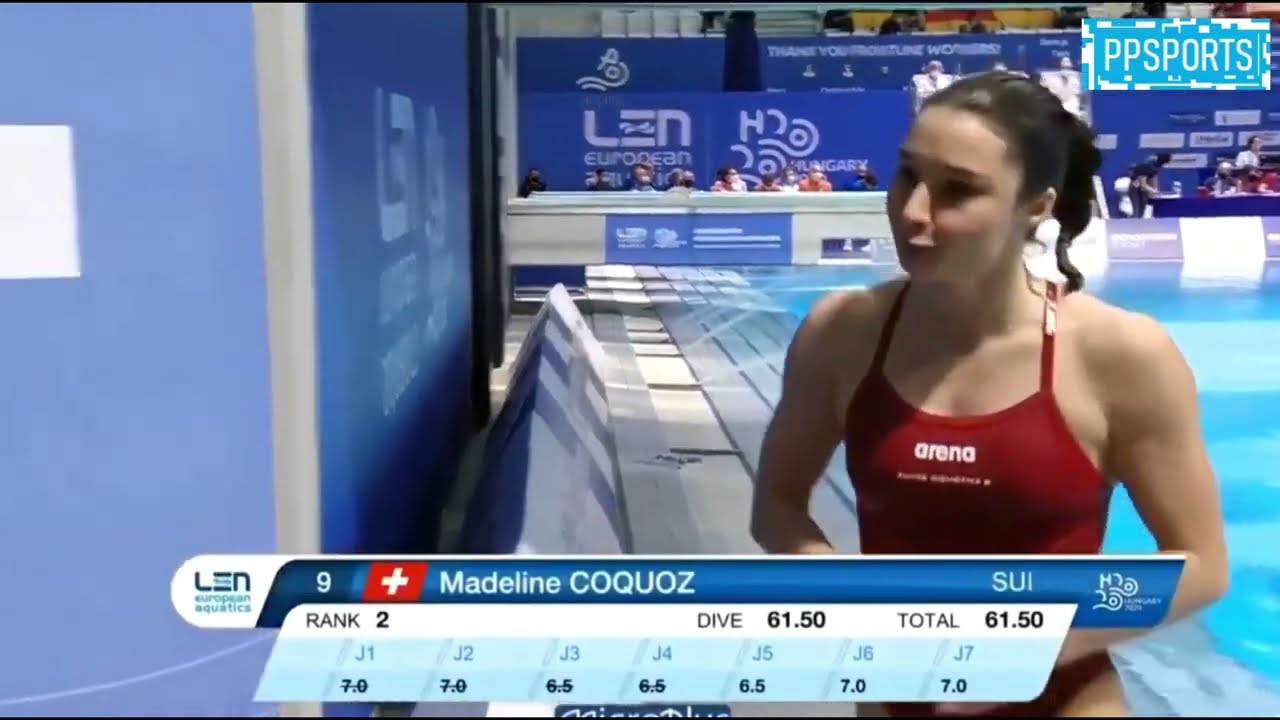 COQUOZ Madeline - Suisse l 3m Springboard Diving Highlights