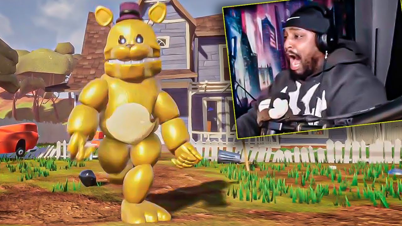 SOMEONE PUT FREDBEAR IN HELLO NEIGHBOR!!!!