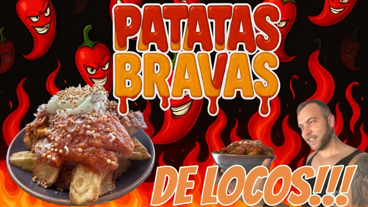 Patatas Bravas Caseras con Alioli y Salsa Roja Picante – Receta Fácil y Deliciosa