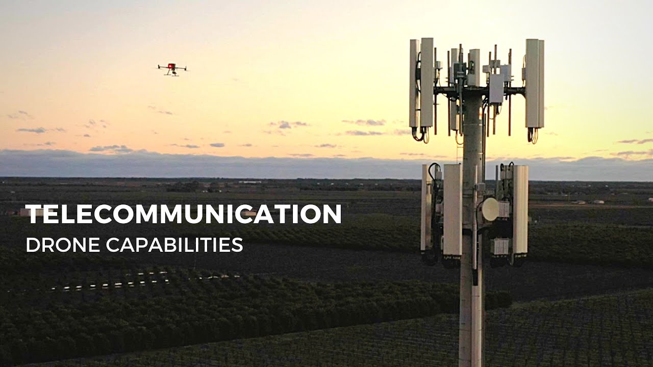 Telecommunication Drone Capabilities - UAVISUALS