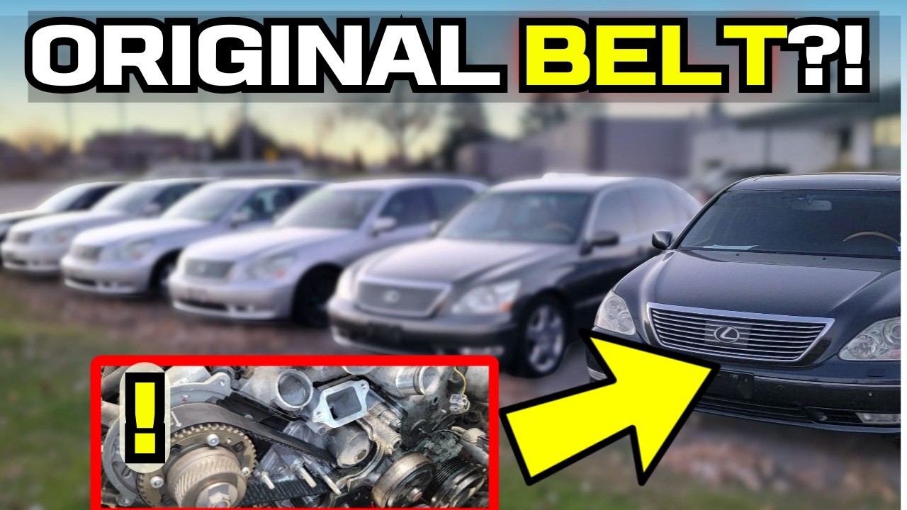 Ремонт Lexus LS430. Купил, не глядя (оригинальный ремень ГРМ!)