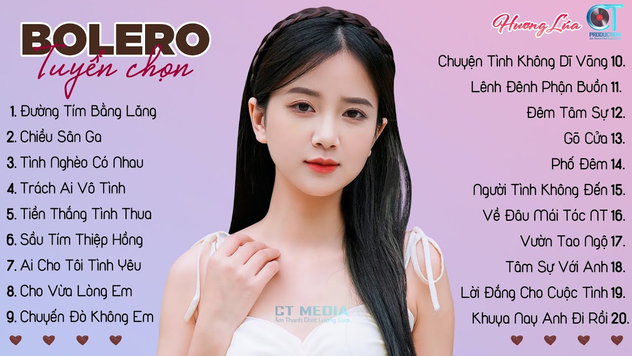 Nhạc Trữ Tình Bolero Chọn Lọc Hay Nhất 2025 - LK ĐƯỜNG TÍM BẰNG LĂNG x CHIỀU SÂN GA