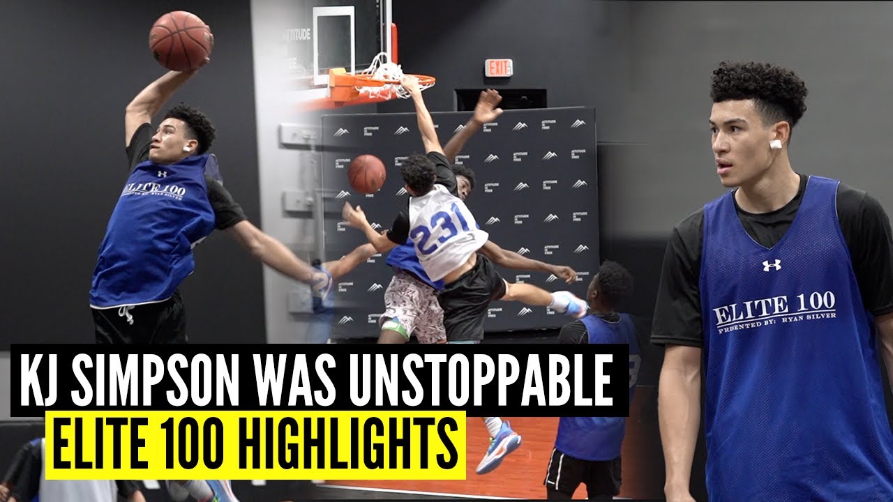 KJ Simpson (Arizona Signee) Does Whatever He Wants at WCE Elite 100 Camp!