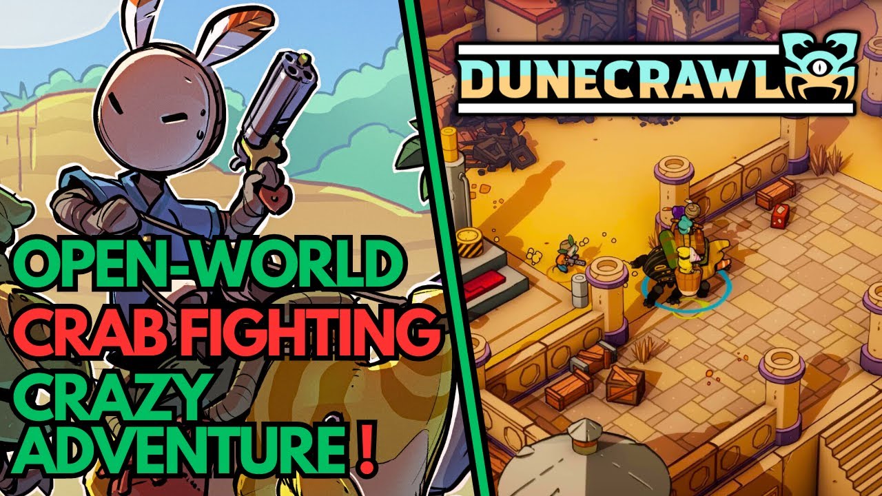 DUNECRAWL — Безумное приключение в открытом мире, где вы будете сражаться с крабами, и вам обязат...