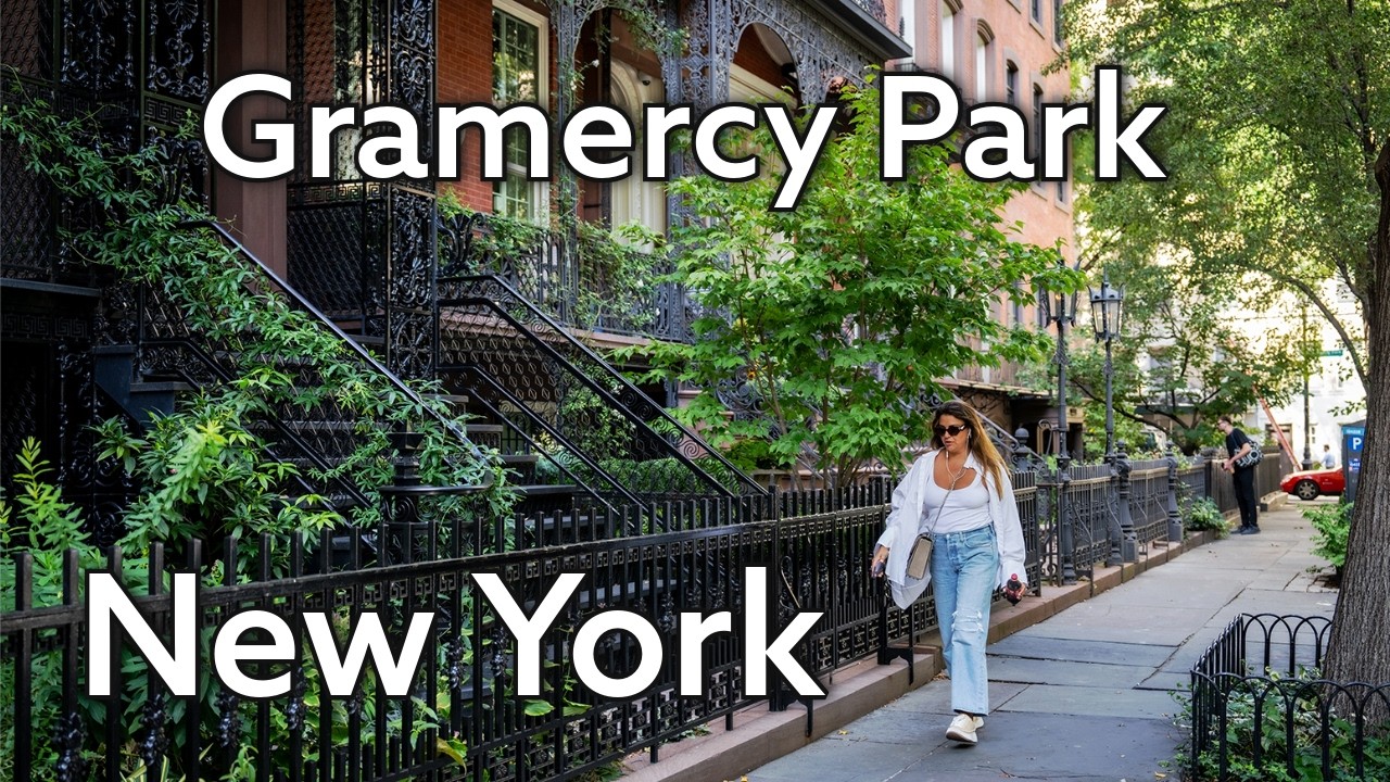 New York City Walking Tour: Gramercy Park to NoHo | 4K