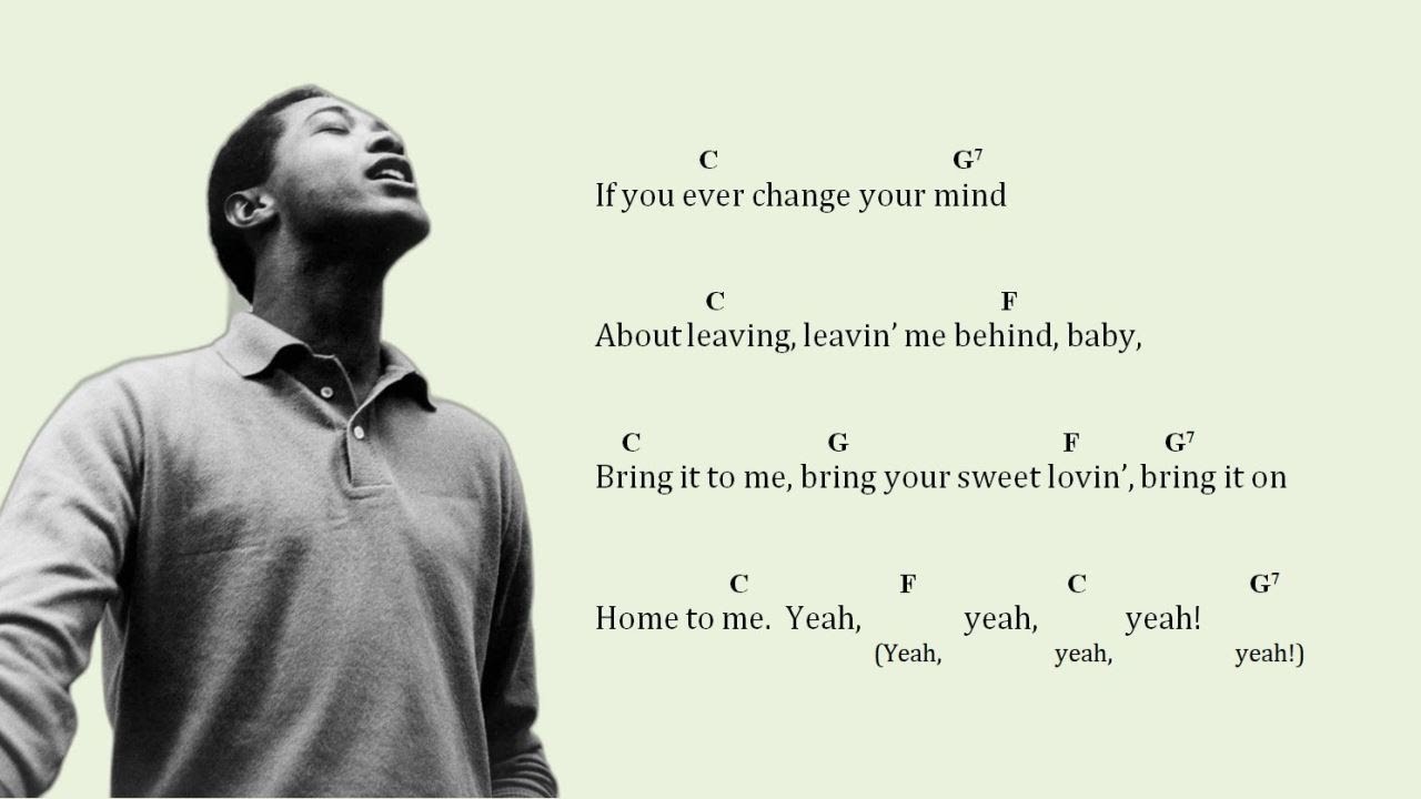 Chords for Bring It On Home To Me (Sam Cooke)