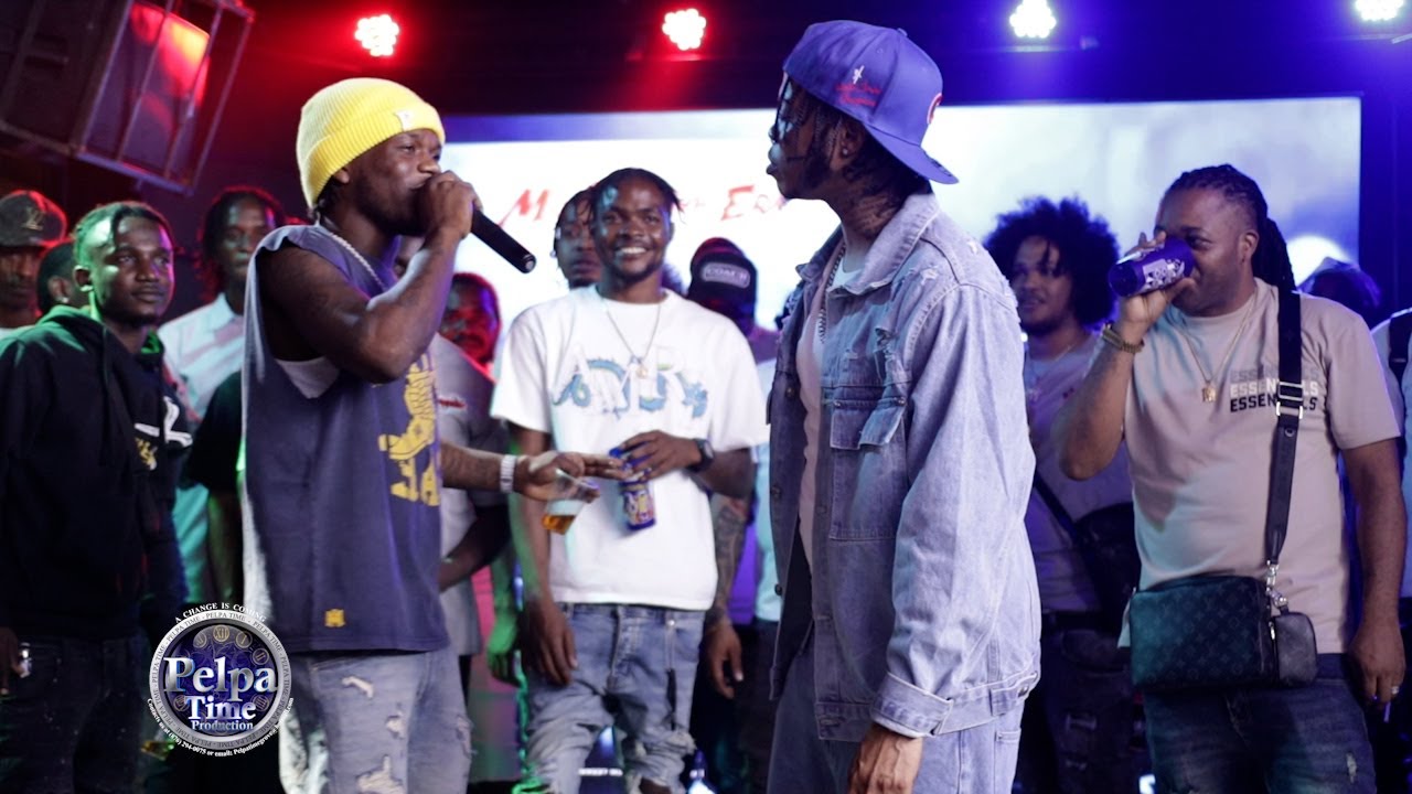 Jahshii Pull Up! Nhance Calls Him Out On Stage feat. Kranium Perform Live