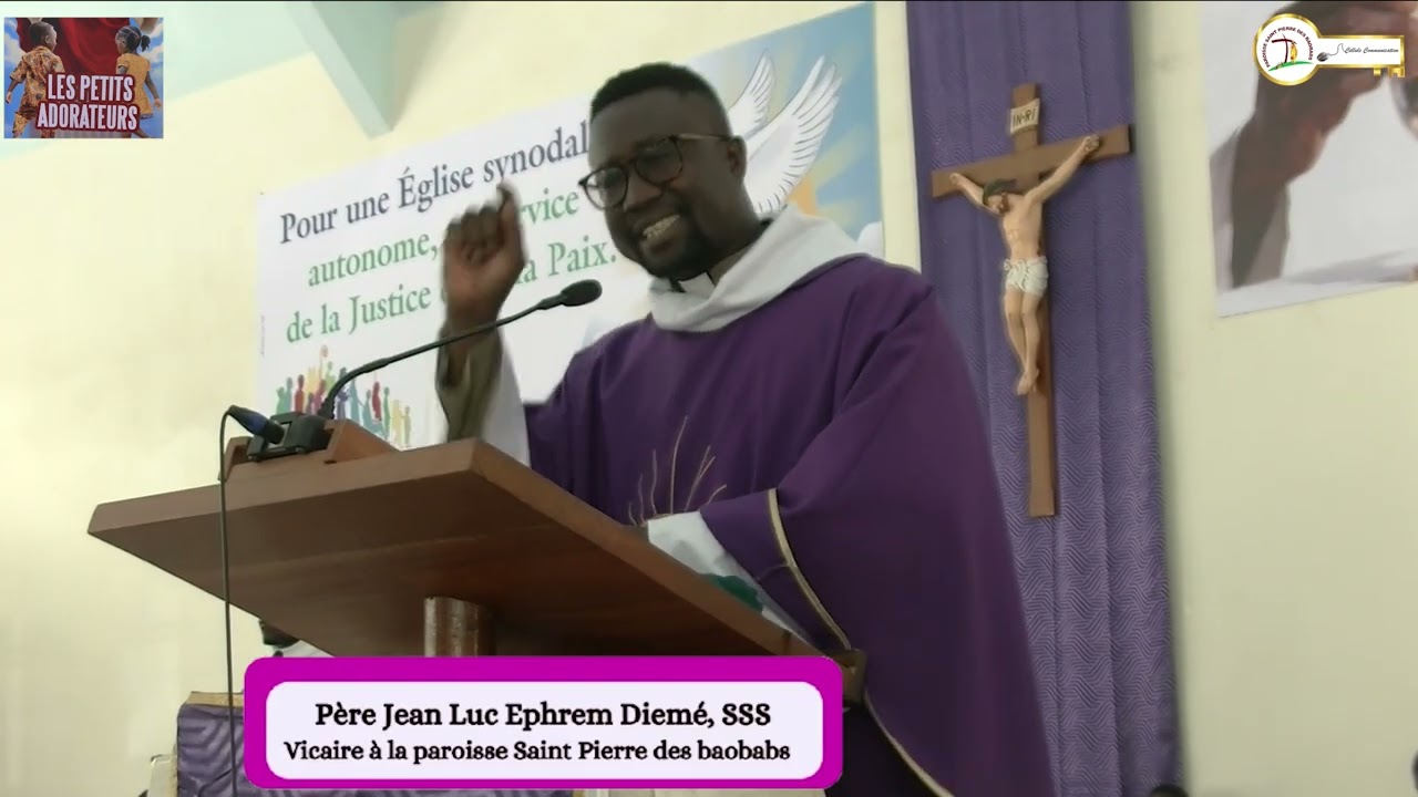 🔴Homélie du Père Jean Luc lors de la messe des petits adorateurs de Jésus