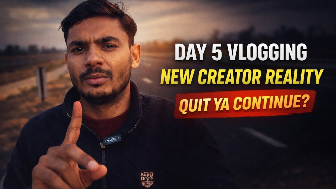 New Creator Ki Asli Reality | Quit Karu Ya Continue? Why 99% Vloggers & Content Creators Fail?