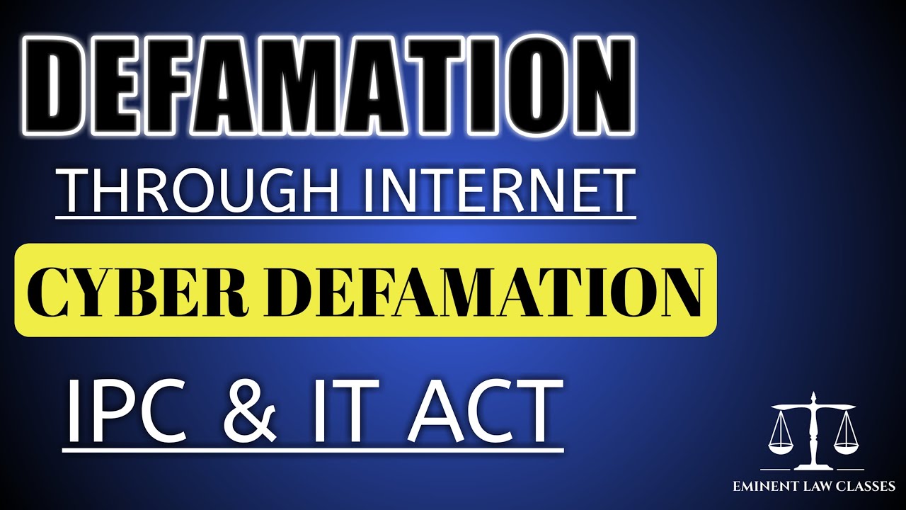 Defamation through internet | cyber defamation | IPC section 499, 469, 503 | IT Act - S/66A
