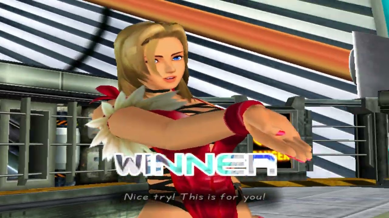 (DOA 2) Play mainly with Tina's hip attack.
