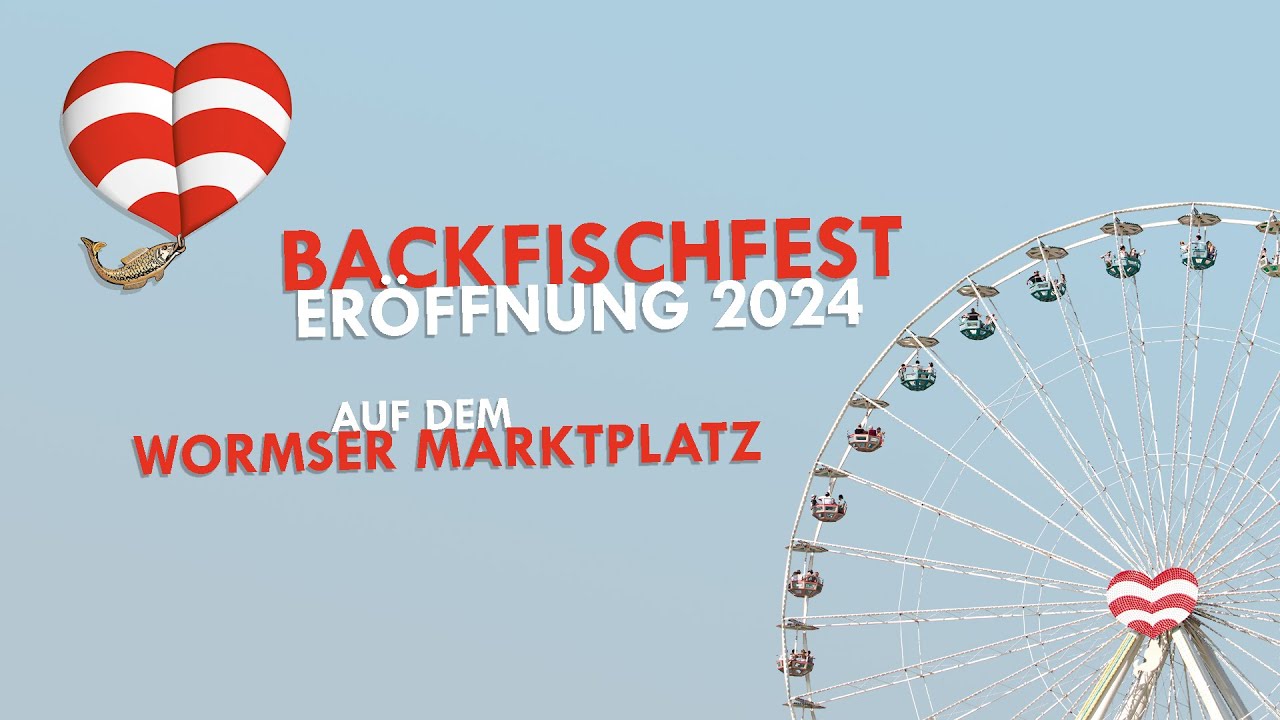 Backfischfest 2024 - Eröffnung (LIVE) - Übertragung vom Marktplatz