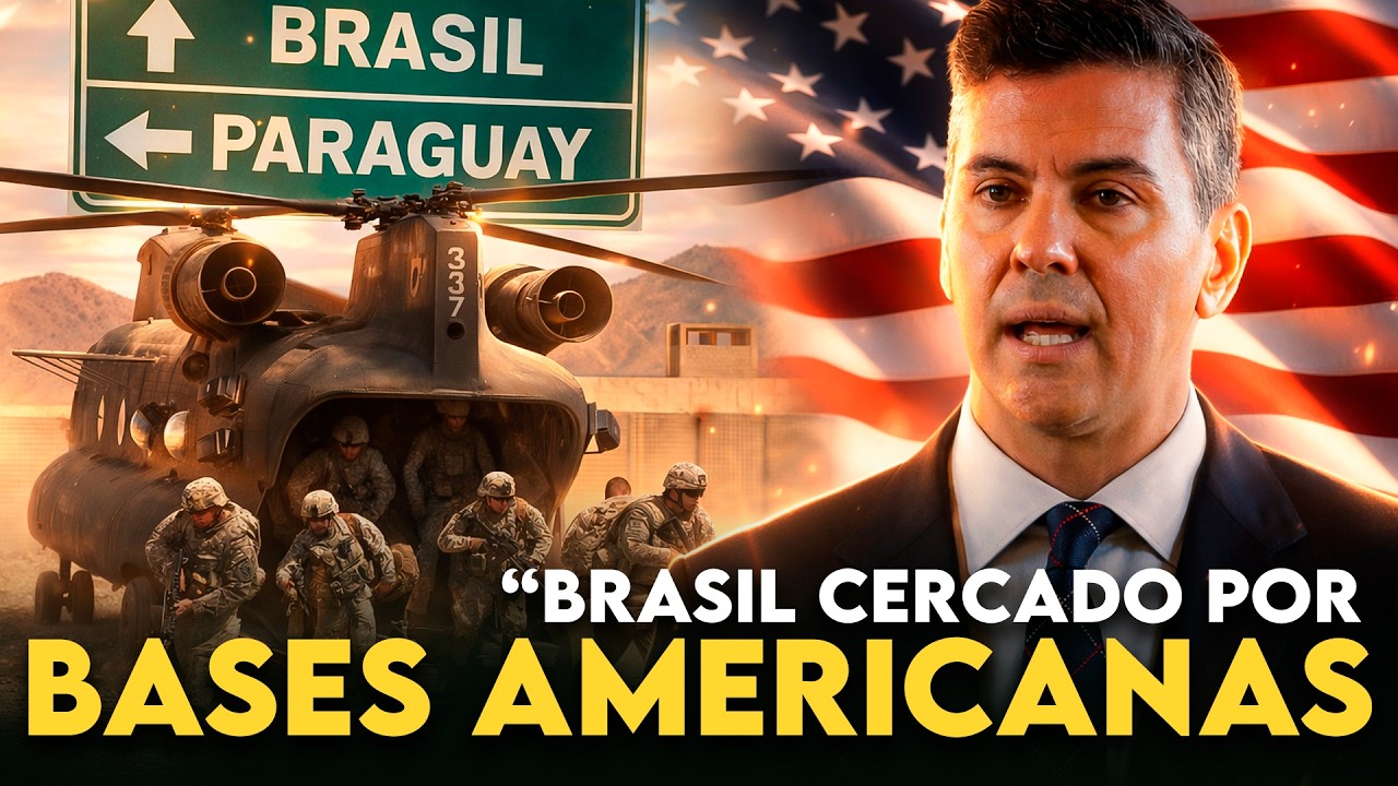 PARAGUAI autoriza TROPAS AMERICANAS na fronteira do Brasil