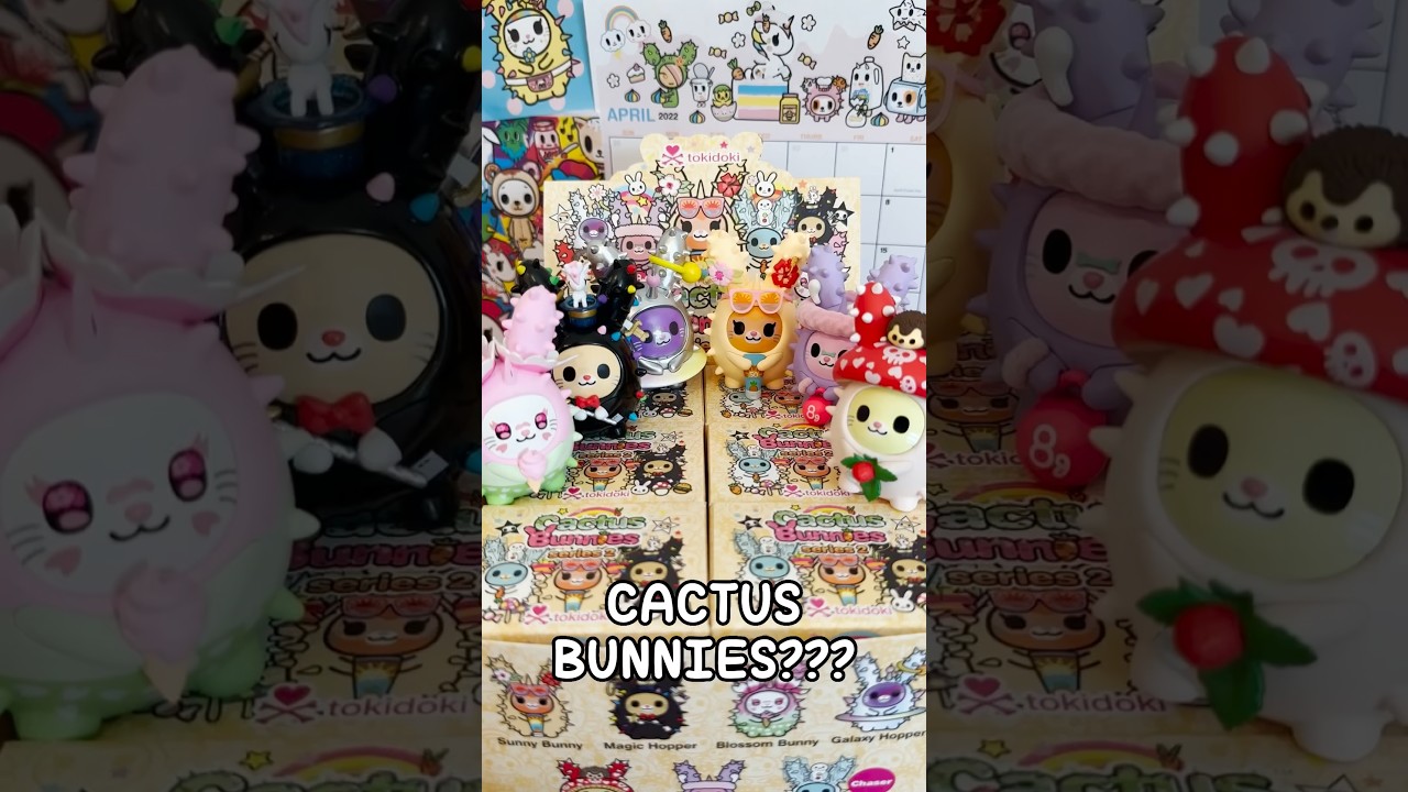 This is your sign to get #tokidoki Cactus Bunnies Series 2 #BlindBox and treat yourself! 🤭💚