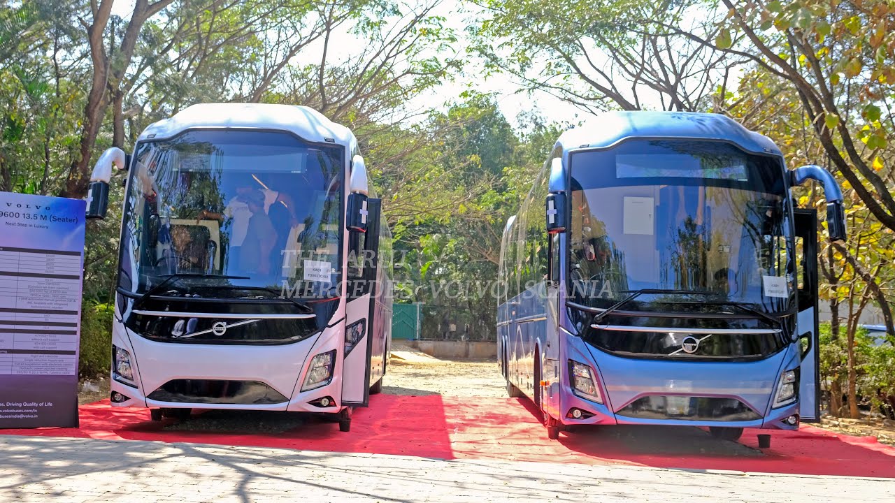 Volvo India 🇮🇳 Launches I-Shift 9600 Biaxle Bus | Volvo B8R 9600 | AC Semi Sleeper #viral