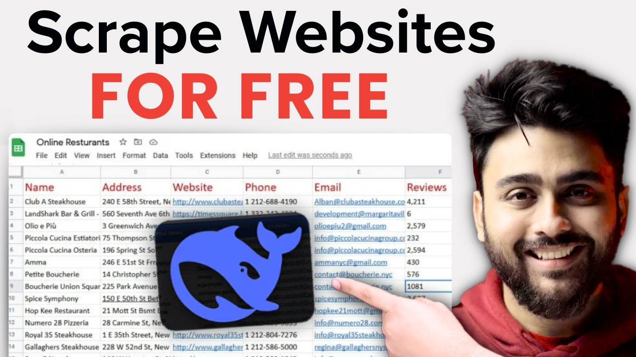 Scrape ANY website for FREE using DeepSeek AI