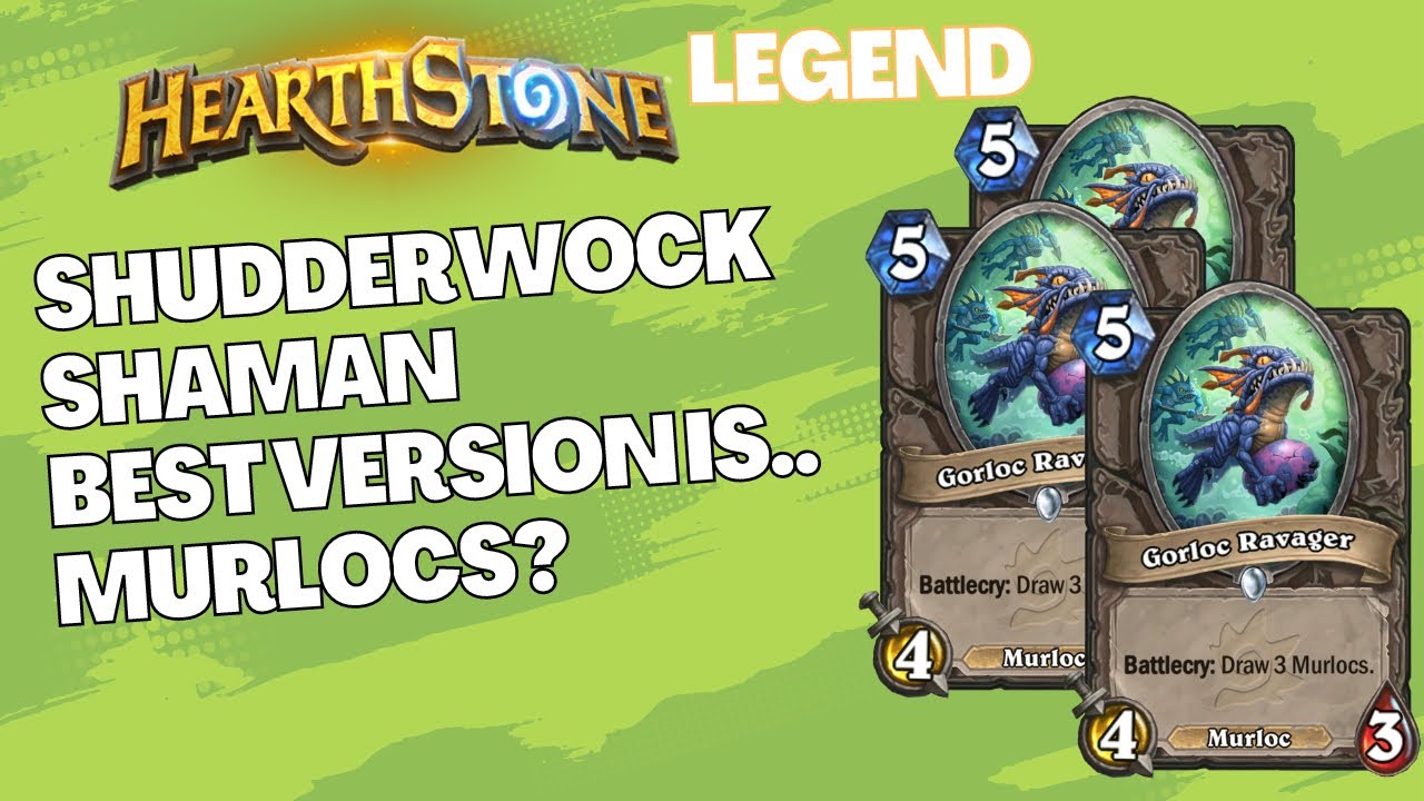 Murloc Shudderwock Shaman owns the meta | Wild Hearthstone - Festival of Legends