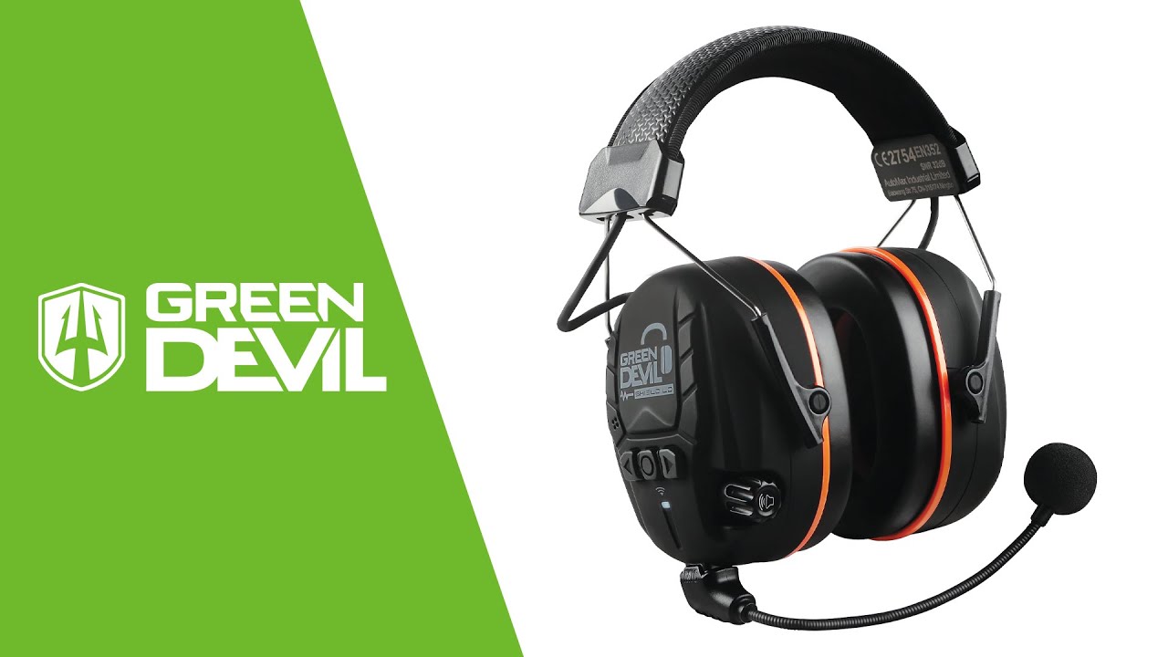 GreenDevil Safety SHIELD LD Bluetooth Earmuff Usage Guide