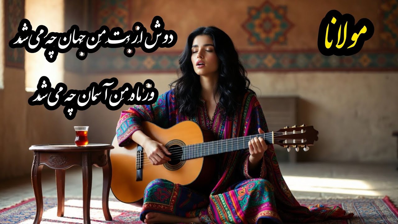 دوش اَز بُتِ مَن جَهان چه میشُد / What would become of the sky without my moon 