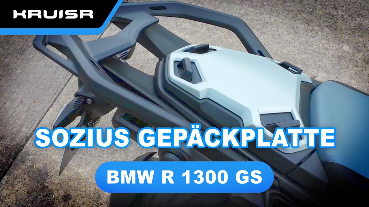 Sozius Gepäckplatte für die R 1300 GS