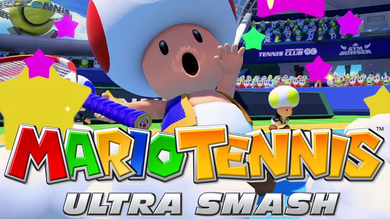 Mario Tennis: Ultra Smash [Father Vs. Son - Singles Match] Wii U Gameplay