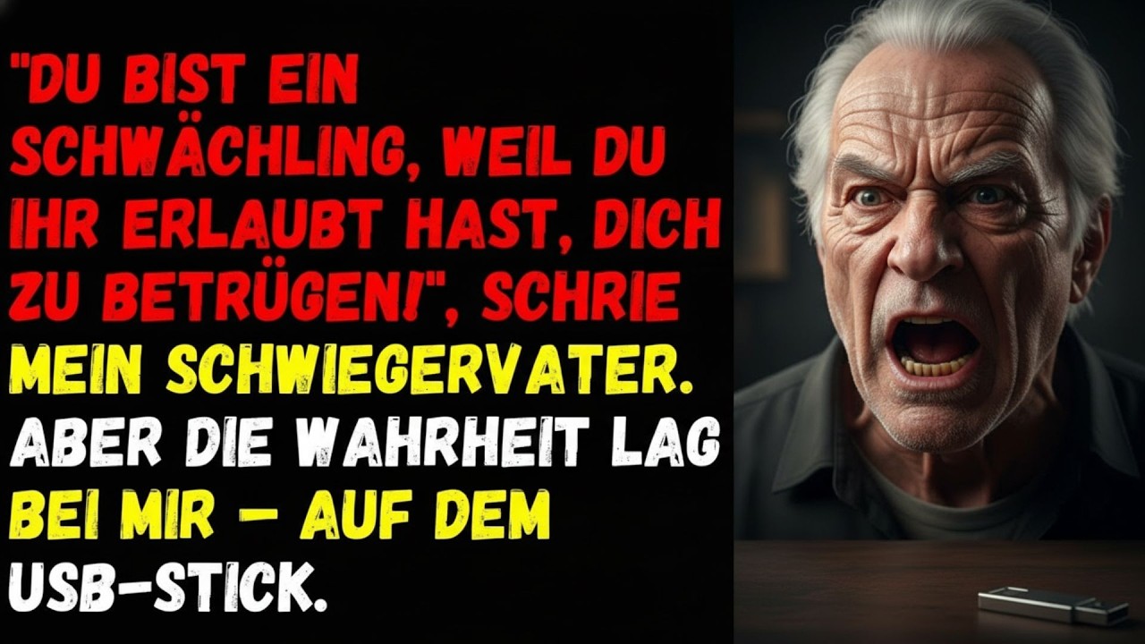 ⚡Du bist ein Schwächling, weil du ihr erlaubt hast, dich zu betrügen! , schrie mein Schwiegervater⚡