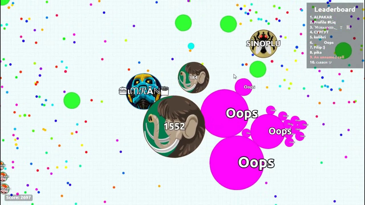 Agar.io - Destroying Slow-Teams in  Experimental  and party Mode