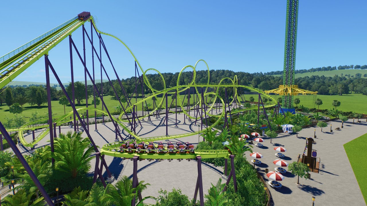 Medusa Six Flags Discovery Kingdom Recreation Planet Coaster 2 POV