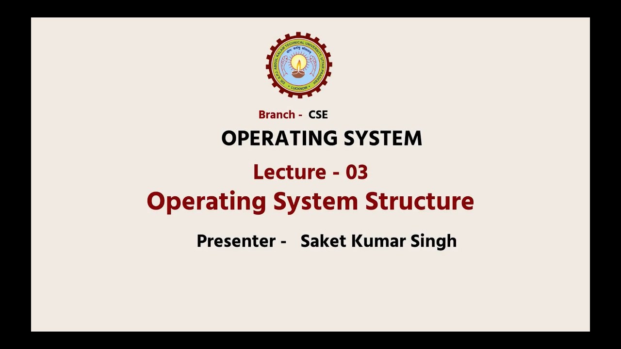 Operating Systems | Operating System Structure | AKTU Digital Education